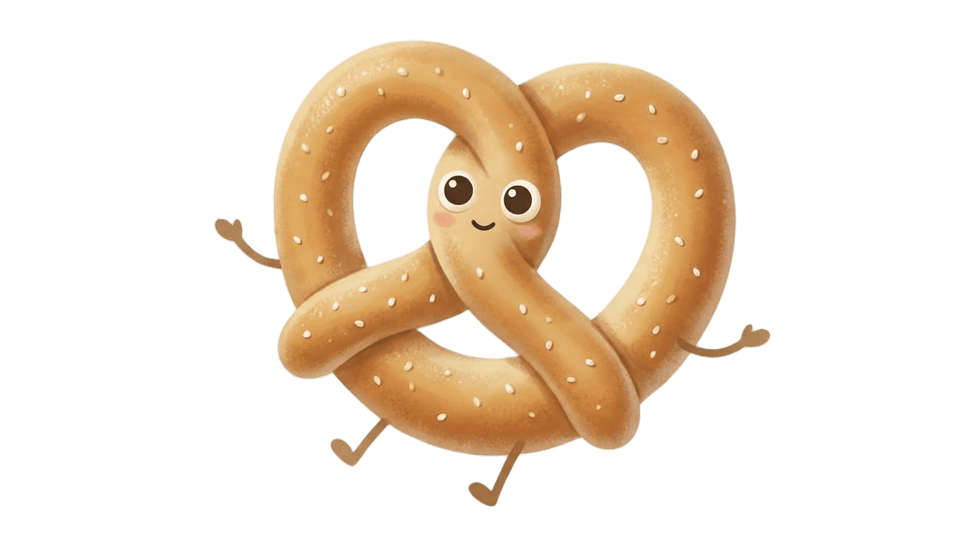 Pretzel Labs mascot